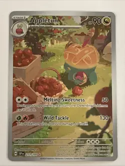 Pokemon TCG Appletun 211/191 Surging Sparks Illustration Rare NM - Image 1