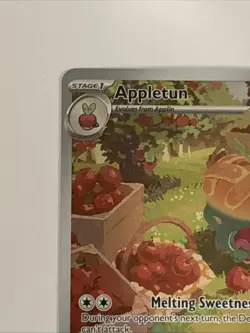 Pokemon TCG Appletun 211/191 Surging Sparks Illustration Rare NM - Image 2
