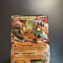 Landorus EX 89/149 Ultra Rare Boundaries Crossed Pokemon TCG LP - Image 2