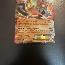 Landorus EX 89/149 Ultra Rare Boundaries Crossed Pokemon TCG LP - Image 3