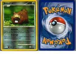 2007 Pokemon, Diamond & Pearl, #70/130 Bidoof, Reverse Holo Common - Image 1