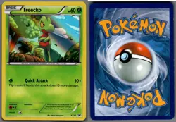 2014 Pokemon, XY Promos, #XY36 Treecko, Holo Black Star Promo - Image 1
