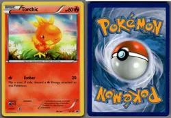 2014 Pokemon, XY Promos, #XY37 Torchic, Holo Black Star Promo - Image 1