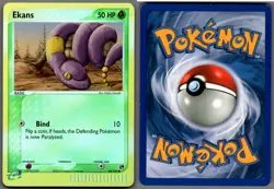 2003 Pokemon, EX Sandstorm, #64/100 Ekans, Reverse Holo Common (b) - Image 1