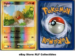 2007 Pokemon, D&P Secret Wonders, #85/132 Diglett, Reverse Holo Common - Image 1