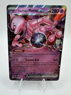 Team Rocket's Mewtwo ex 205 - Scarlet & Violet Black Star Promo - Pokemon TCG - Image 1