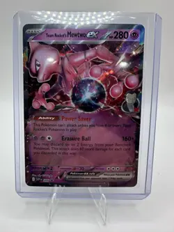 Team Rocket's Mewtwo ex 205 - Scarlet & Violet Black Star Promo - Pokemon TCG - Image 2