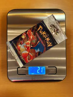 21g Booster Pack 1999 Charizard Art Long Pack Base Set Unlimited Pokemon - Image 1