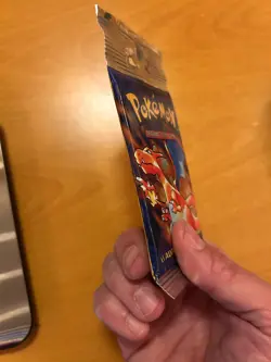 21g Booster Pack 1999 Charizard Art Long Pack Base Set Unlimited Pokemon - Image 5