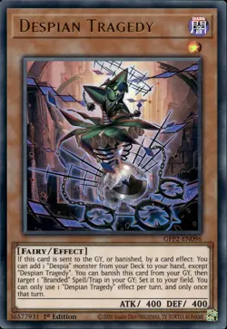 Despian Tragedy - Ultra Rare 1st Edition GFP2-EN096 - NM - YuGiOh - Image 1