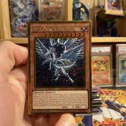 Yu-Gi-Oh! TCG Deep-Eyes White Dragon Gold Rare MVP1-ENG05 1st Edition - Image 1