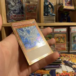 Yu-Gi-Oh! TCG Deep-Eyes White Dragon Gold Rare MVP1-ENG05 1st Edition - Image 3