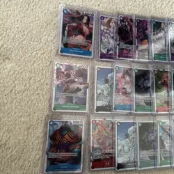One Piece SR Bundle 27 Cards Eng & Jap - Image 1