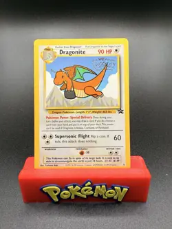 Dragonite #5 Black Star Promo WB the First Movie Stamped Card LP Pokemon TCG - Image 1
