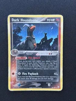 Dark Houndoom - 37/109 - Pokemon Ex Team Rocket Returns Non-Holo Card HP - Image 1