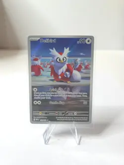 Pokemon Delibird 152/132 Mega Evolution Illustration Rare Card NM IN-Hand - Image 1