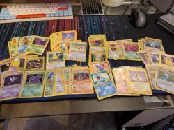 Pokemon vintage lot. Foreign language cards mixed; Spanish, German, etc. - Image 1