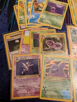 Pokemon vintage lot. Foreign language cards mixed; Spanish, German, etc. - Image 2