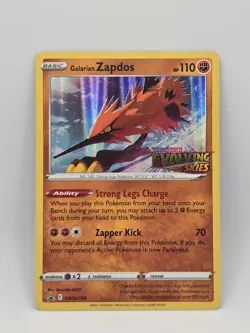 Galarian Zapdos - (Prerelease) Promo SWSH: Sword & Shield Promo Cards SWSH124 NM - Image 1