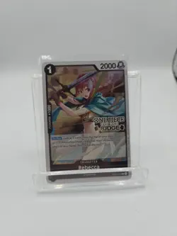 Rebecca One Piece Tournament Foil Stamped Judge Promo Card Vol. 6 OP04-092 - Image 1