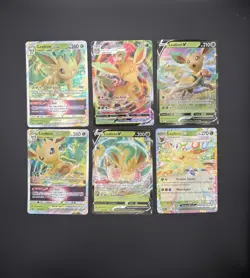 Pokemon TCG Leafeon Card Lot Of 5 Near Mint/NM Condition - Image 1