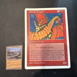 SHIVAN DRAGON PROMO CARD Giant 6 x 9 Oversized Jumbo Magic The Gathering mtg - Image 1
