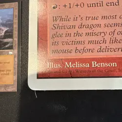 SHIVAN DRAGON PROMO CARD Giant 6 x 9 Oversized Jumbo Magic The Gathering mtg - Image 4