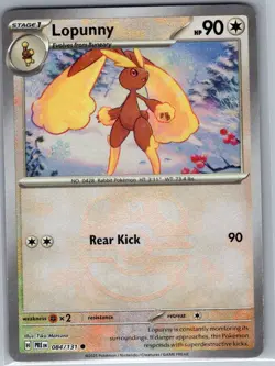 Lopunny (Master Ball) 084/131 SV: Prismatic Evolutions - Pokemon Card - NM - Image 1