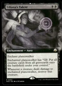 1x Liliana's Talent (Extended Art) - Commander: March of the Machine NM - MTG - Image 1