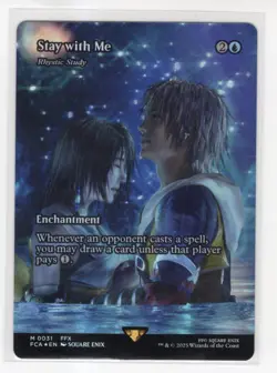 MTG Final Fantasy Through The Ages Foil Mythic #0031 Stay With Me - Image 1