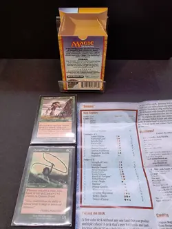 MtG Planeshift 'Domain' Theme Deck from 2001 | Opened - Complete - Image 2