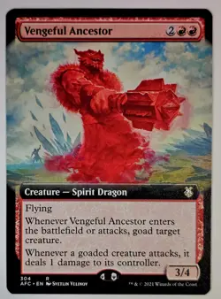 Vengeful Ancestor - Extended Art AFC NM MTG - Image 1