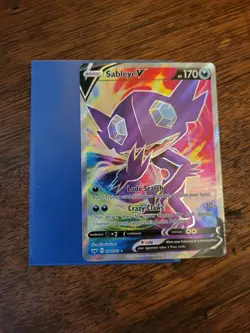 Sableye V (Full Art) 194/202 Ultra Rare Sword & Shield Base Set Pokemon TCG NM - Image 2