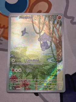 Meditite - 153/142 - Pokemon Stellar Crown Illustration Rare NM - Image 1