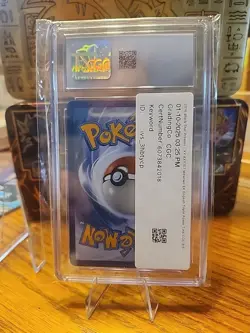 POKEMON: 2016 Mewtwo EX (BLACK STAR PROMO) -Triple Power Tin- #XY107 CGC 8.5🔮💎 - Image 2