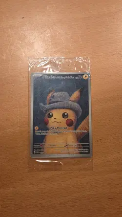 2023 Pokemon SVP EN Pikachu / Grey Felt Hat Pokemon x Van Gogh PSA 9 - Image 1