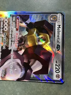 Pokemon Melmetal GX SM178 Sun & Moon Black Star Promo 19' Holo Stage 1 LP - Image 3