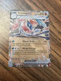 Pokemon Twilight Masquerade Greninja ex METAL GameStop Promo 106/167 (NM) - Image 1