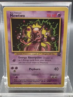 Mewtwo 2000 pokemon black star promo #14 Near Mint - Image 2