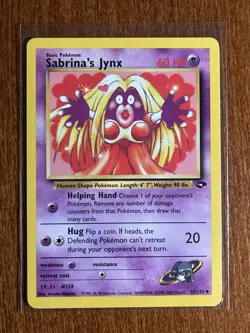 [LP/LP+] 2000 Pokemon Gym Challenge Sabrina's Jynx Unlimited #57/132 - Image 1