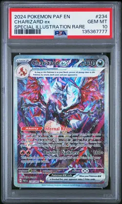 Charizard EX 234/091 Special Illustration Rare Pokemon PSA 10 *777 - Image 1