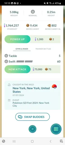 Pokemon Go Shiny Eevee Sun Crown - Image 2