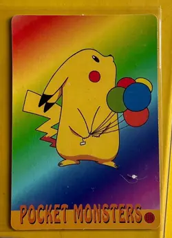 LAPRAS on Ice Pokemon Pocket Monsters Japanese Vending Prism Sticker Holo Foil - Image 2