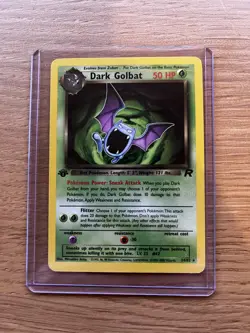 Dark Golbat 1st Edition | Team Rocket Pokemon Set | 24/82 Non-Holo Rare | LP - Image 1
