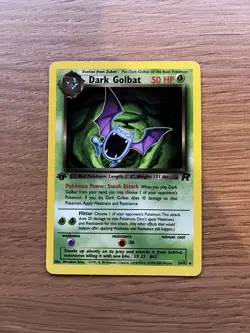 Dark Golbat 1st Edition | Team Rocket Pokemon Set | 24/82 Non-Holo Rare | LP - Image 2