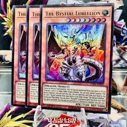 3x Yugioh Playset The Bystial Lubellion CH01-EN010 Ultra Rare 1st Ed Near Mint - Image 1