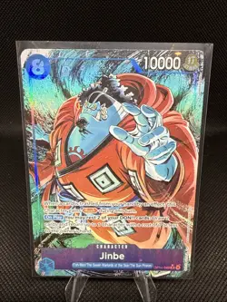 Jinbe | OP14-049 | One Piece | The Azure Sea’s Seven | Foil | Alt Art Parallel - Image 1