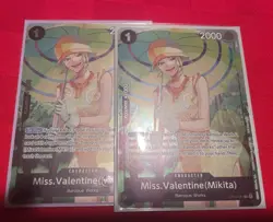 Miss. Valentine OP14 R The Azure Sea's Seven One Piece Dash Pack Promo Foil - Image 1