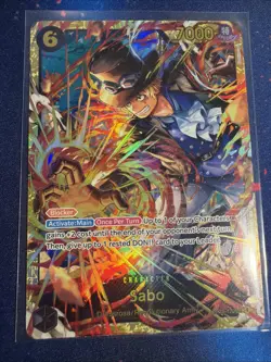 Sabo OP13-120 Secret Rare SEC SP NM One Piece Carrying On His Will - Image 1