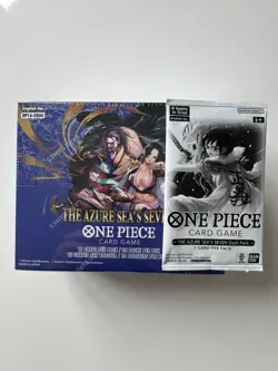 One Piece TCG OP-14 The Azure Sea’s Seven Booster Box & Promo Dash Pack - SEALED - Image 1